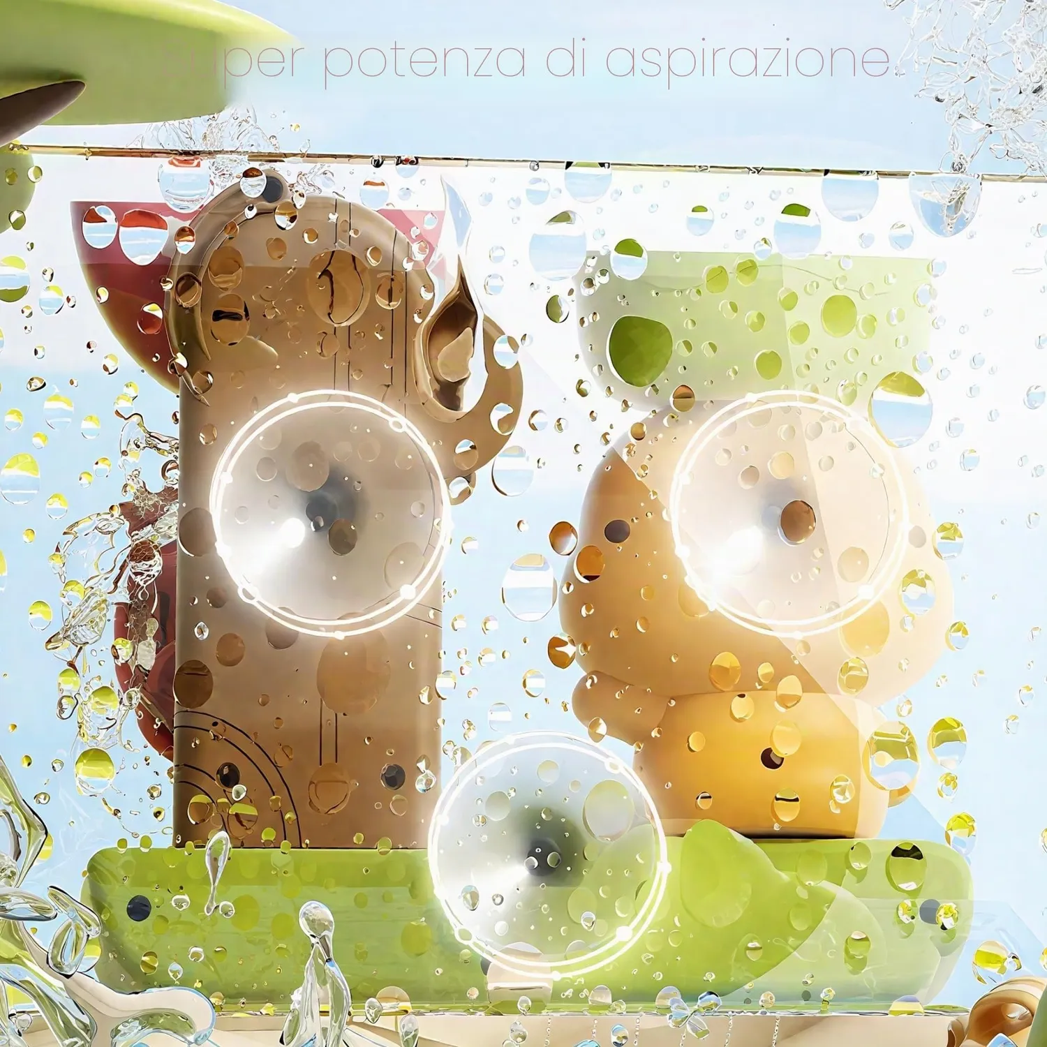 Or Or Tu mulino acqua giochi bagno con ventose