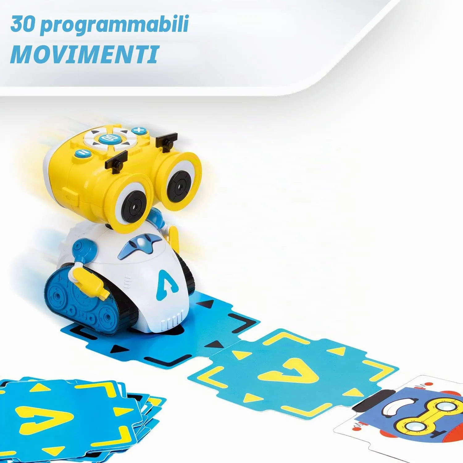 Xtrem Bots Andy Robot Giocattolo Programmabile 30 Azioni 4 Anni