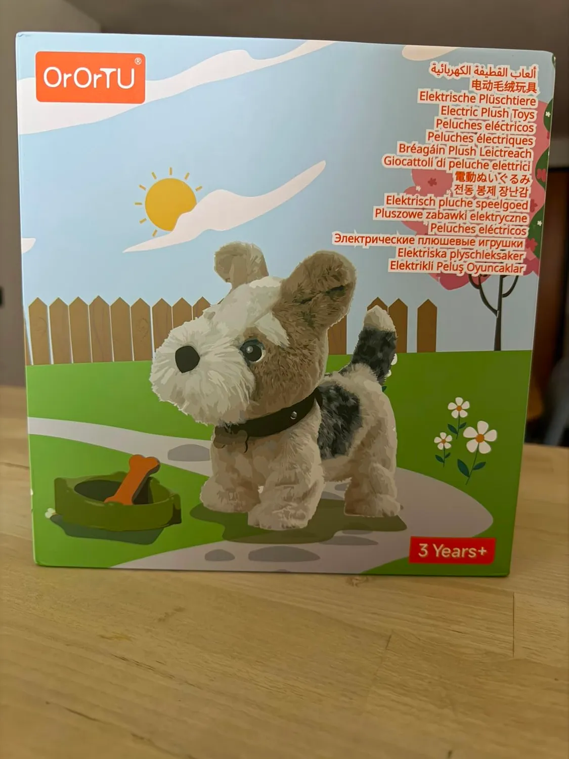 OR OR TU cane peluche interattivo vocale che cammina e canta