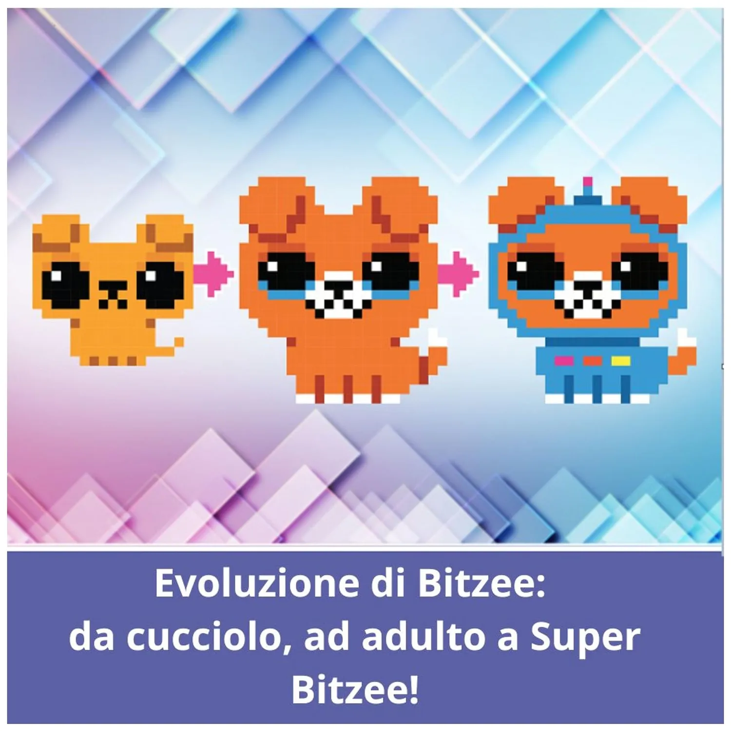 Bitzee Disney Viola cucciolo digitale interattivo 15 personaggi