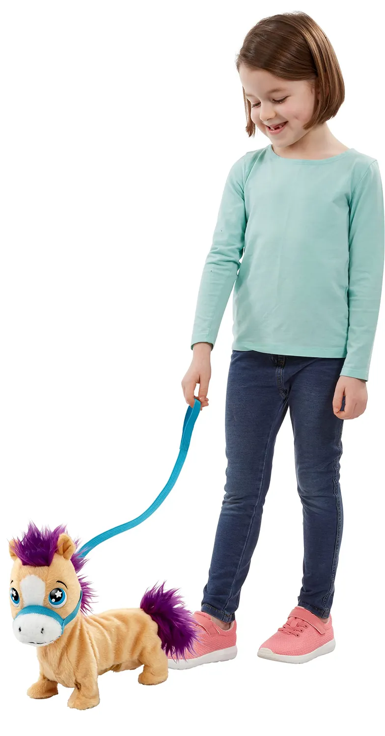 Animagic Pumpkin pony interattivo Shetland che cammina 4+