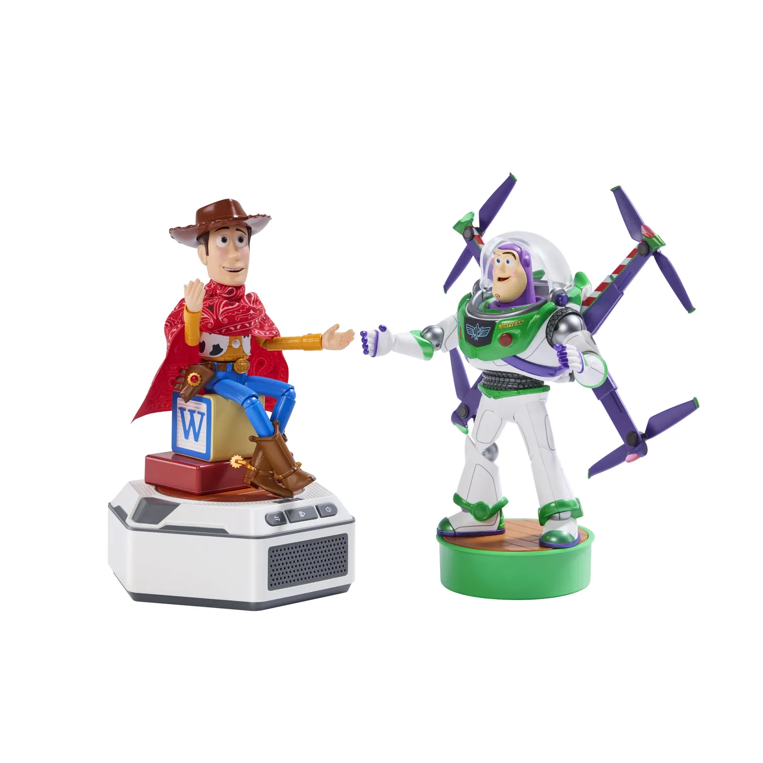 Robosen Mini Toy Story 5 robot Buzz Woody set interattivo