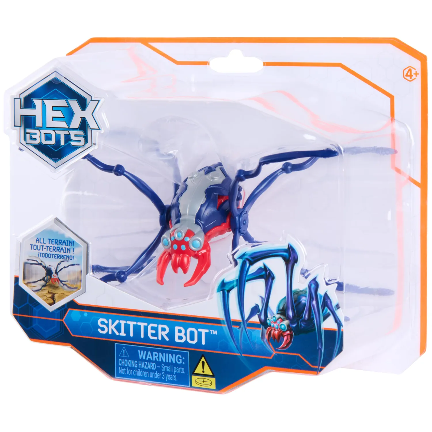 Hex Bots Skitter Bot Spider Robot Insetto Luminoso