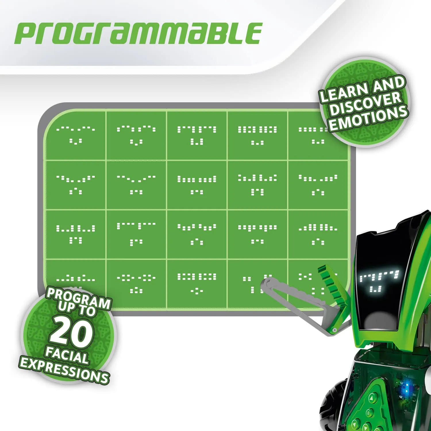 Xtrem Bots Mazzy Robot Programmabile da Costruire 100 Pezzi 2 in 1