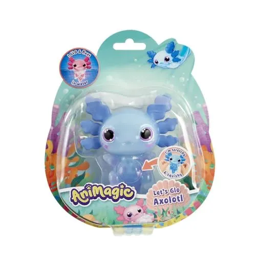 Animagic Let's Glo Axolotl Giocattolo Acqua Luminoso