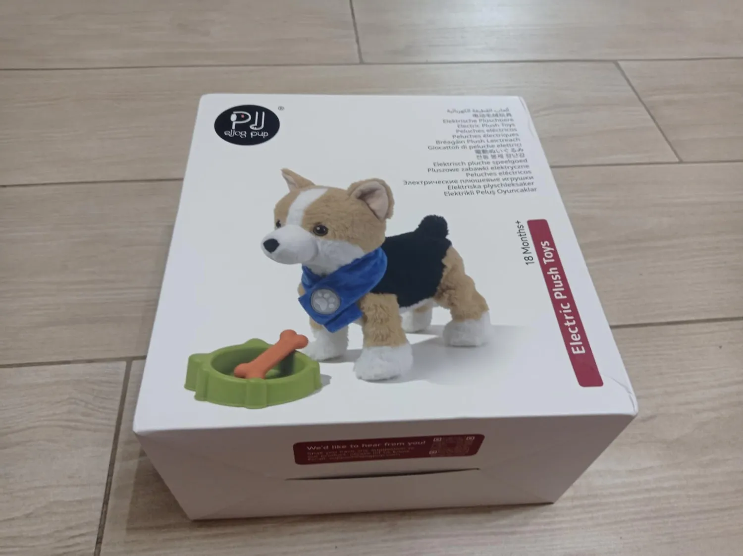 eJog Pup Corgi cane robot controllo vocale che cammina