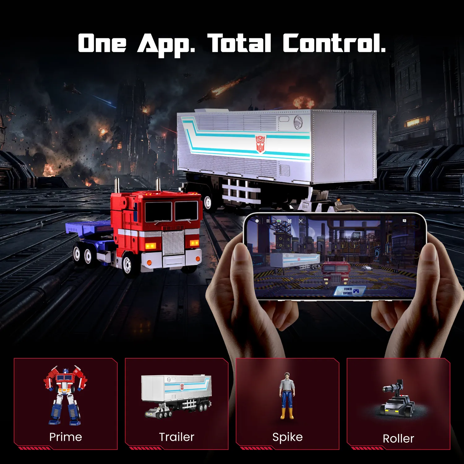 Robosen Elite Optimus Prime Trailer Kit set robot collector 300 set