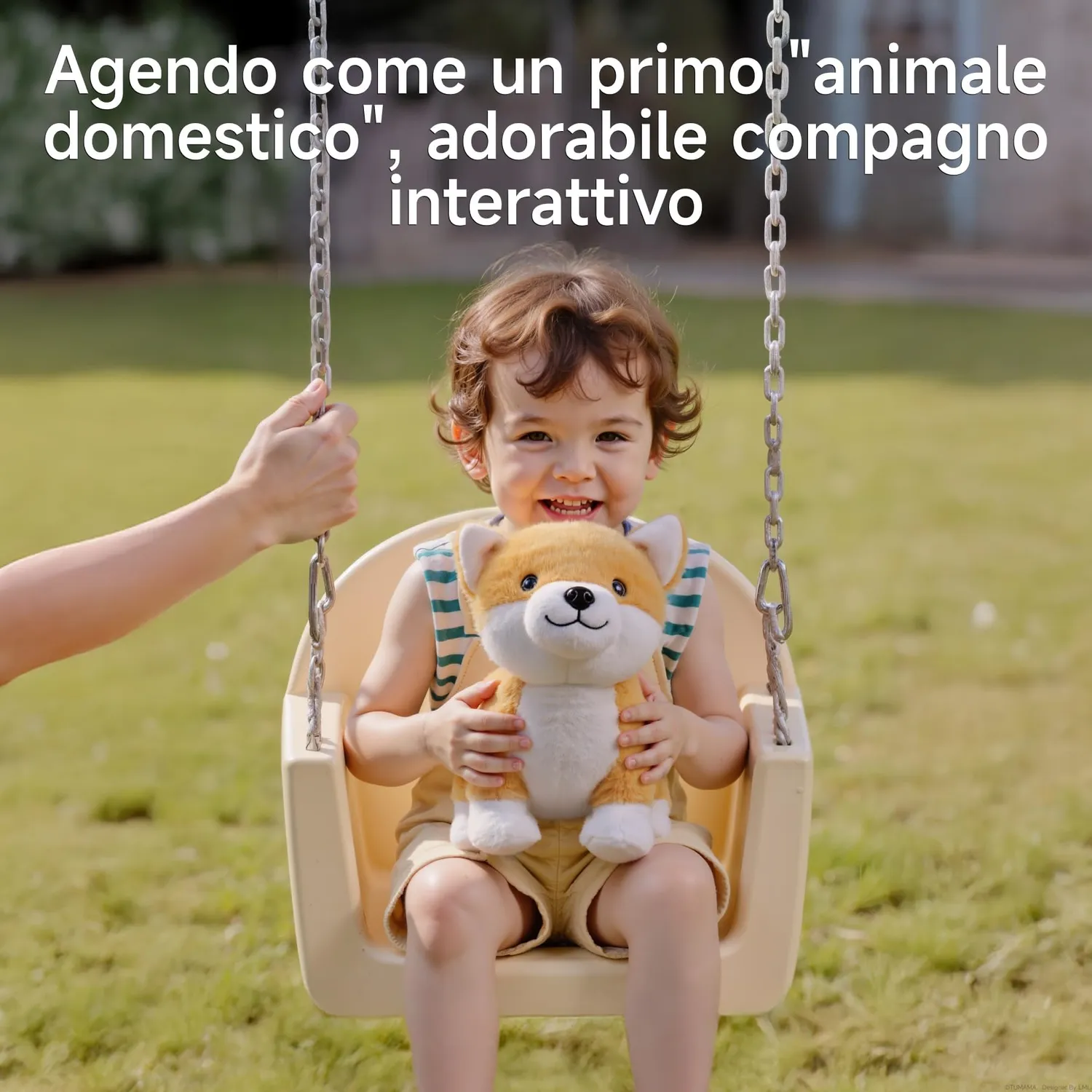 eJog Pup Cane peluche interattivo che abbaia e balla