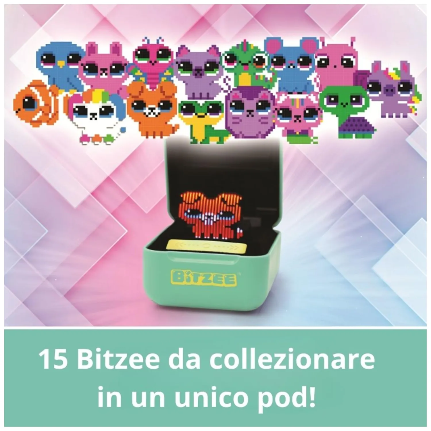 Bitzee Verde Cucciolo Digitale Animaletto Interattivo 15 Personaggi