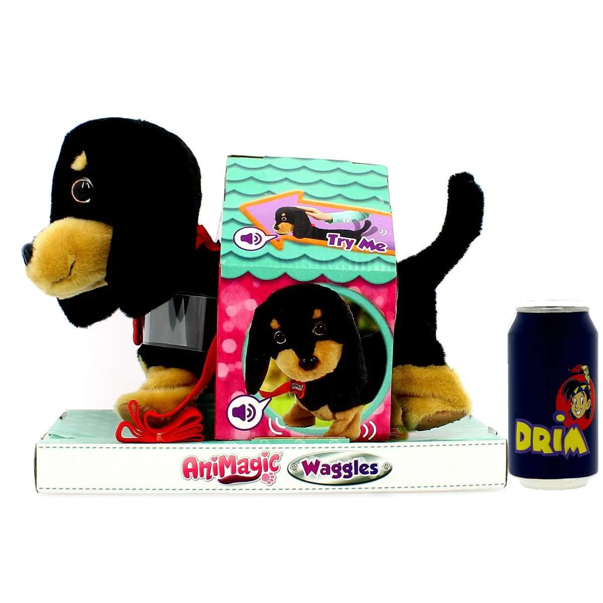 Animagic 31290 Waggles Bassotto Peluche Elettronico 23 cm