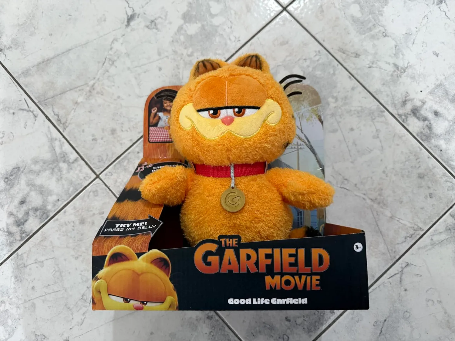 Animagic Baby Garfield peluche interattivo arancione