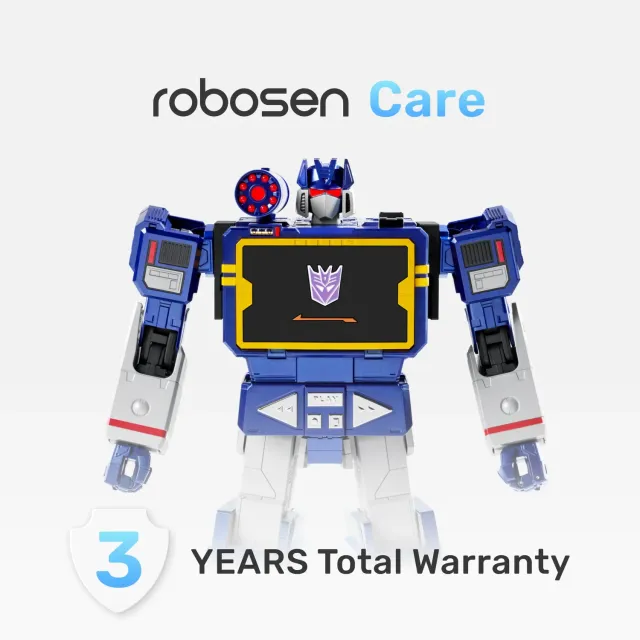 Robosen Flagship Soundwave garanzia estesa 2 anni 3 anni totali