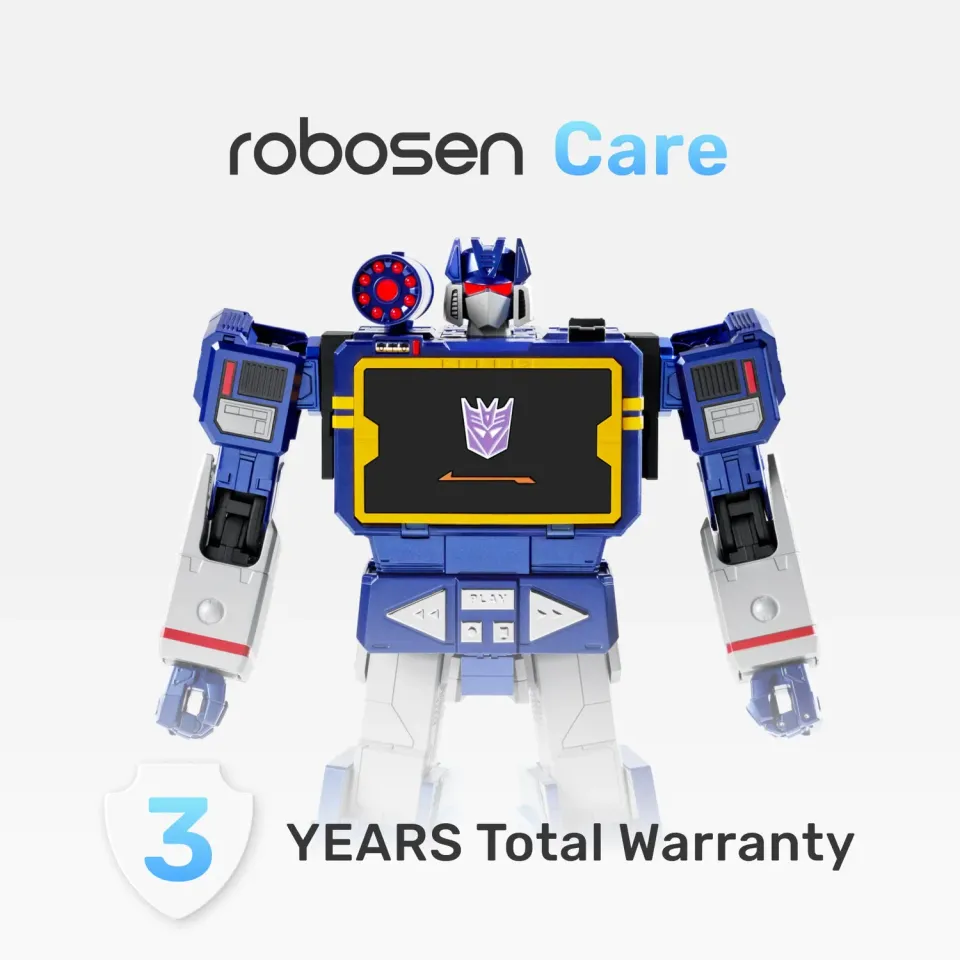Robosen Flagship Soundwave garanzia estesa 2 anni 3 anni totali