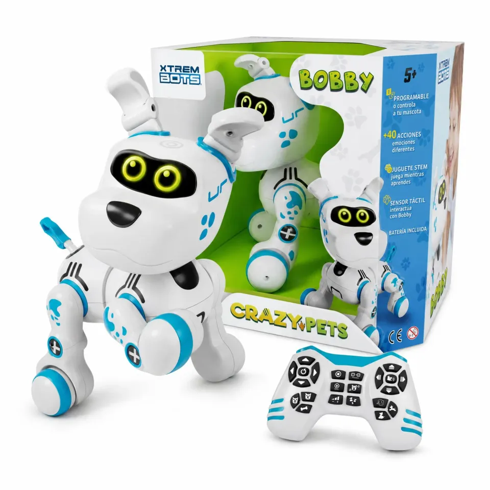 Xtrem Bots Bobby cane robot interattivo programmabile
