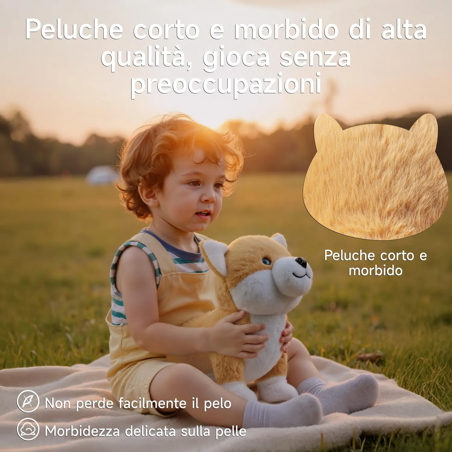 eJog Pup Cane peluche interattivo che abbaia e balla