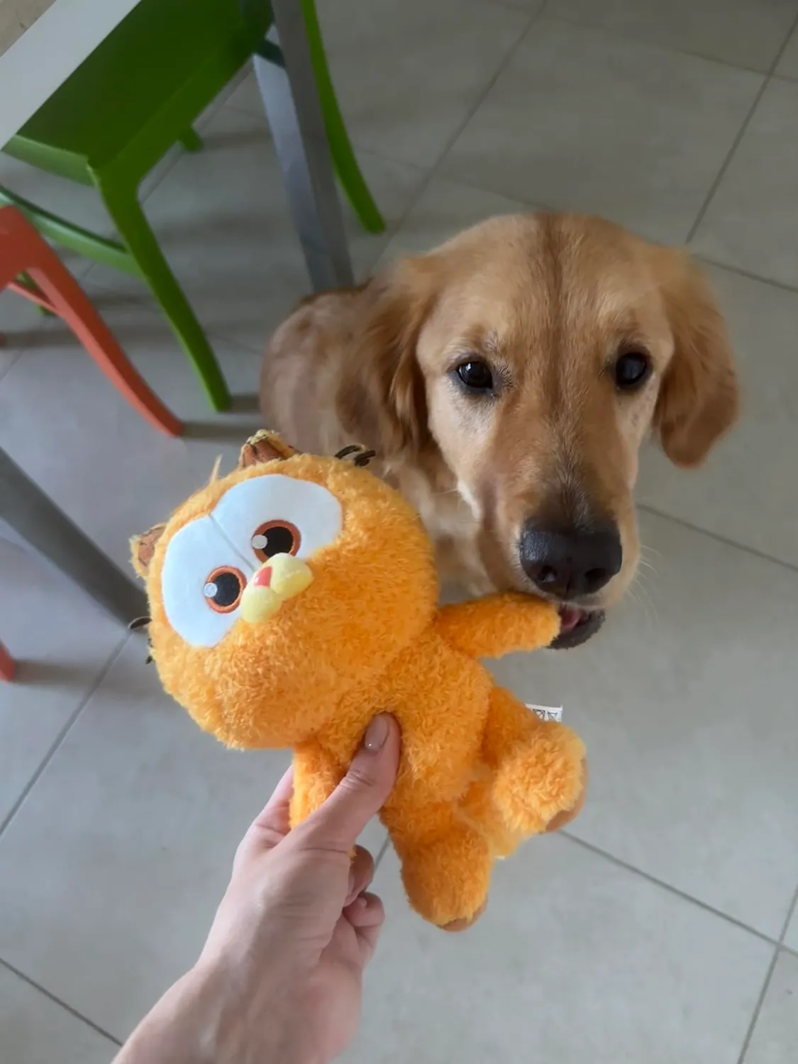 Animagic Garfield Odie peluche morbido cane giallo 2 anni