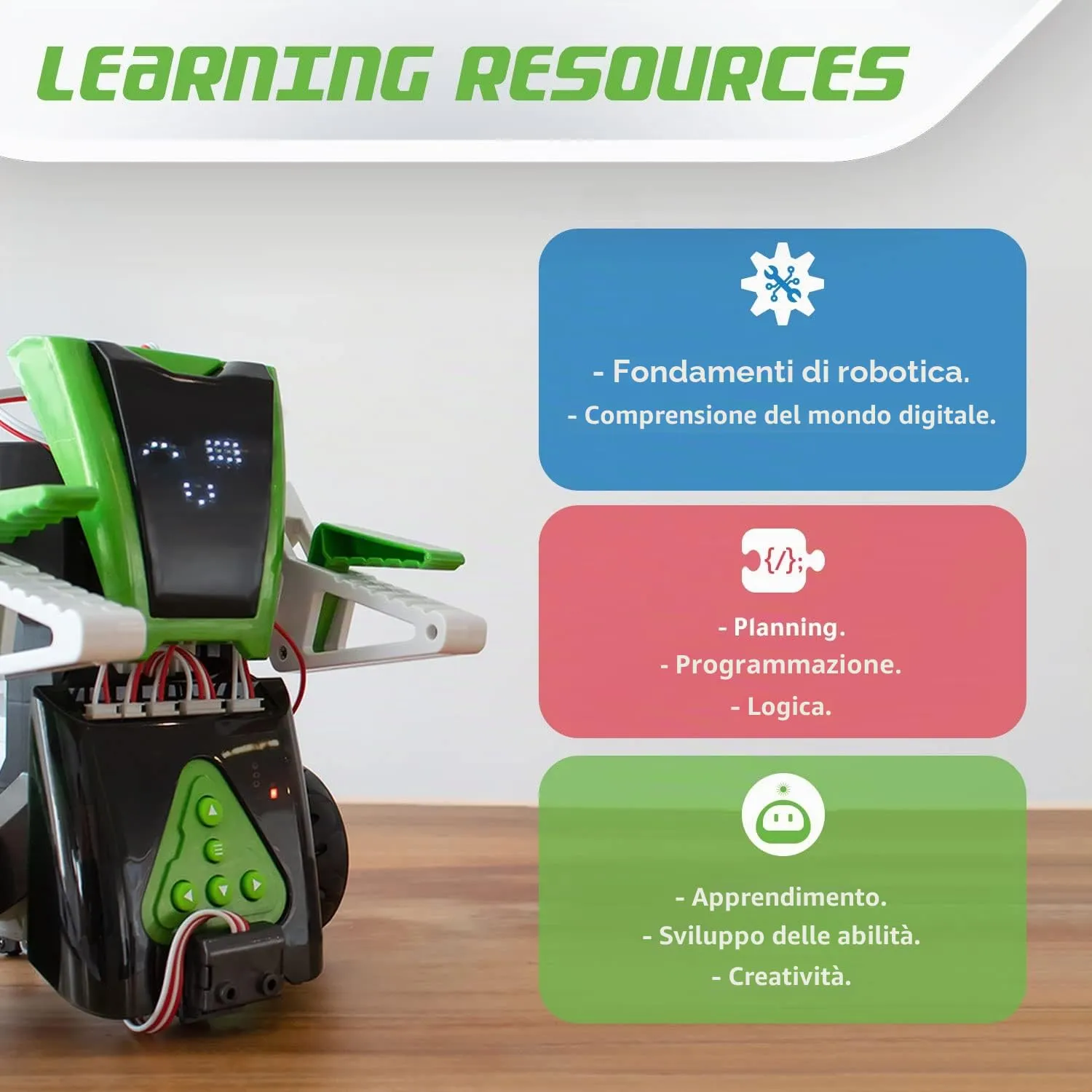 Xtrem Bots Mazzy Robot Programmabile da Costruire 100 Pezzi 2 in 1