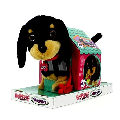 Animagic 31290 Waggles Bassotto Peluche Elettronico 23 cm