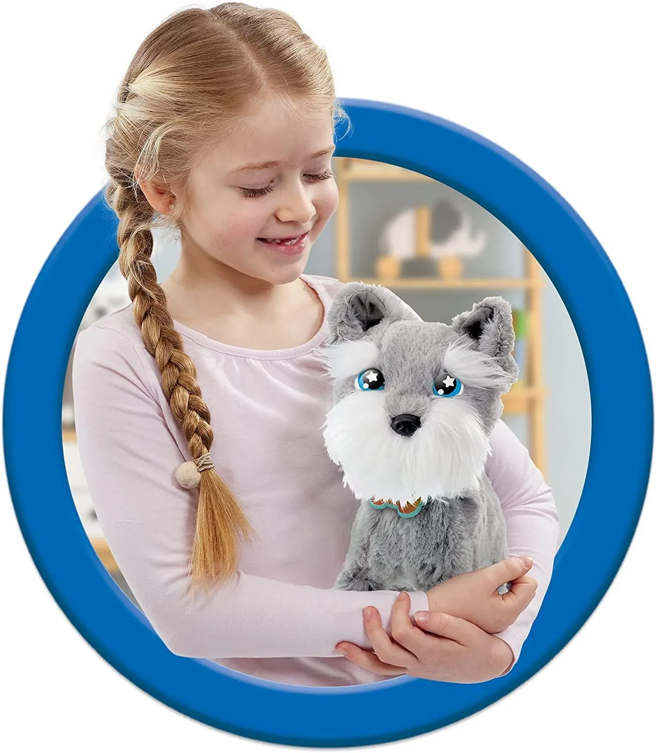 Animagic Tilly Terrier peluche cane interattivo che abbaia