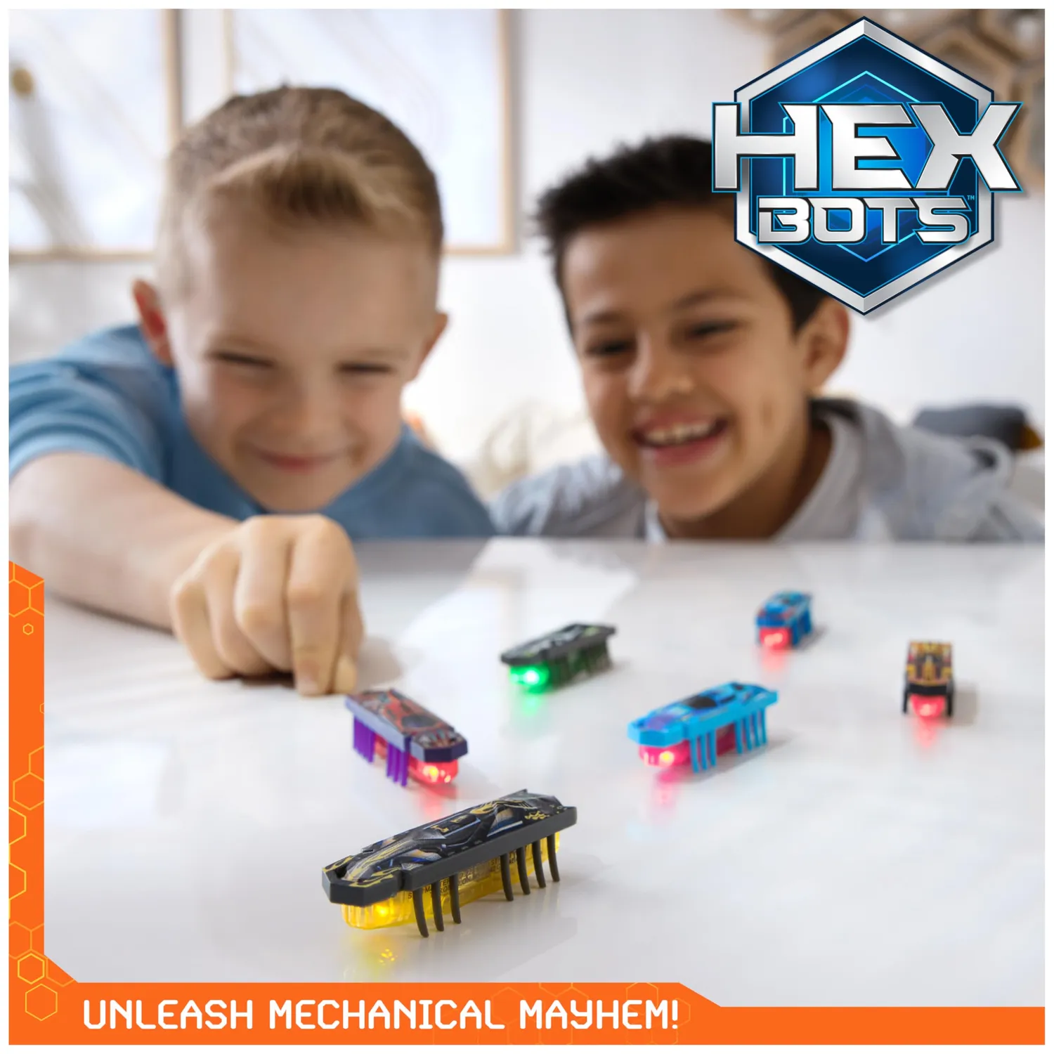 Hex Bots Nano 6 Pack mini robot insetti a vibrazione 3 anni+