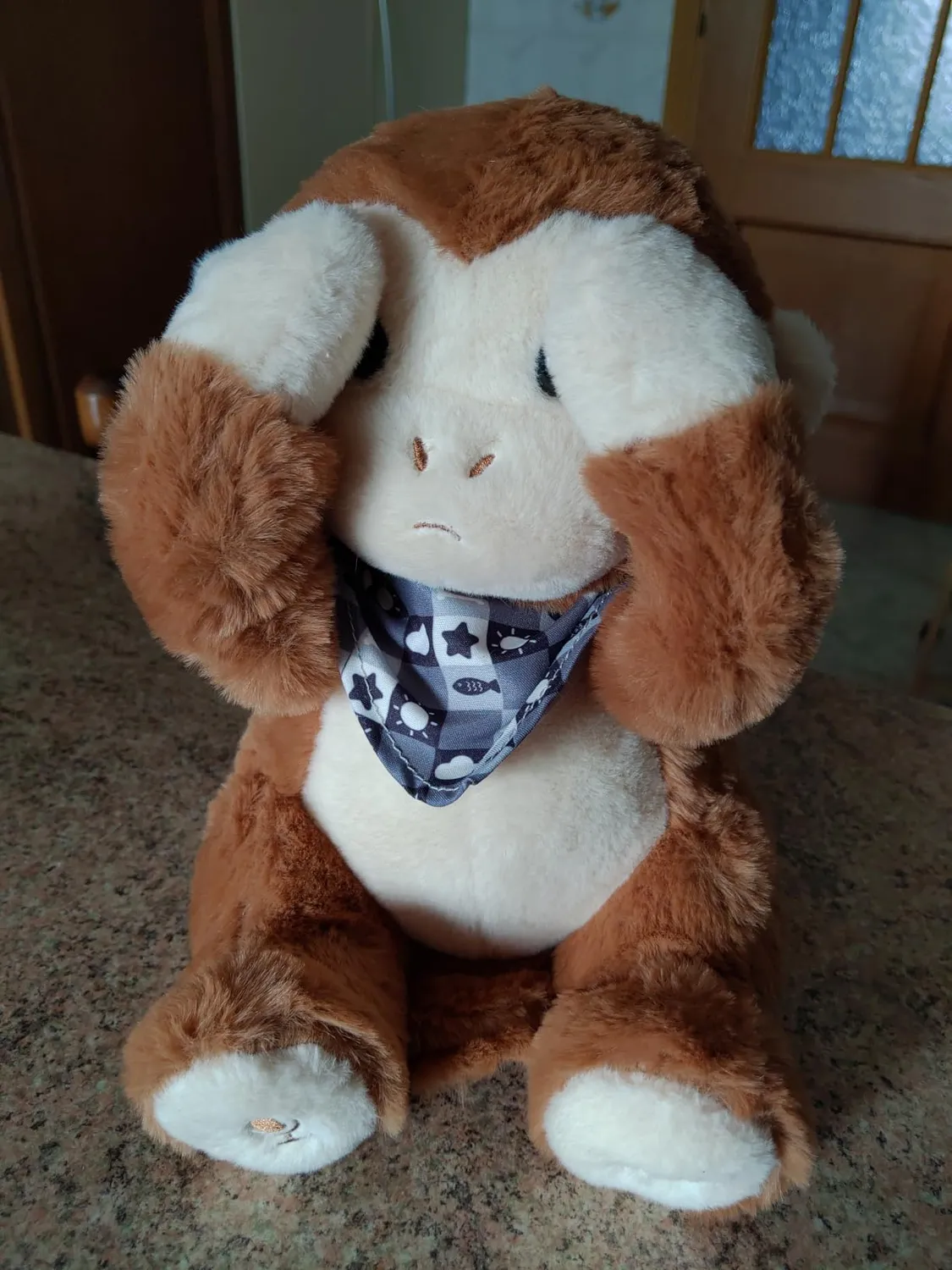eJog Pup Scimmia peluche interattivo musicale con voce