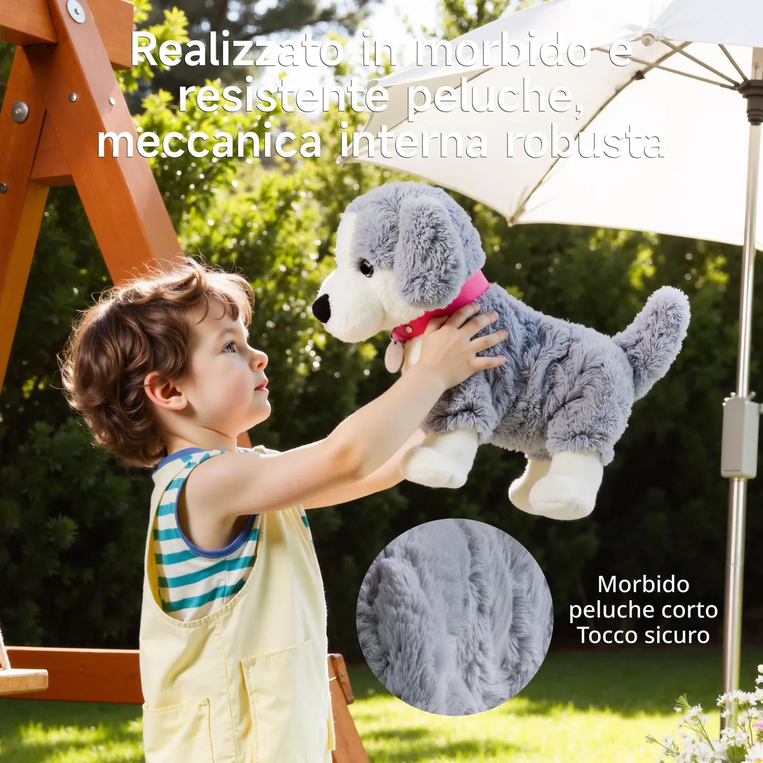 eJog Pup cane peluche interattivo vocale che cammina 3+ anni