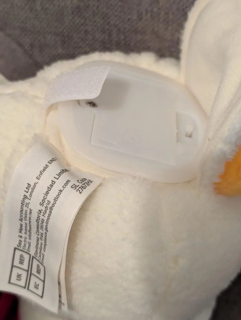 eJog Pup Anatra Peluche Interattivo con Musica e Voce