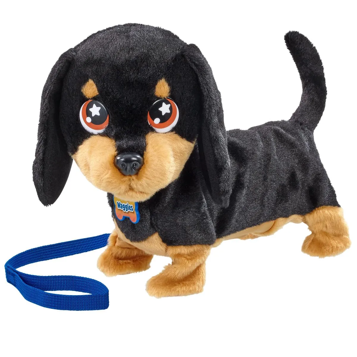 Animagic Waggles cane peluche interattivo che cammina guinzaglio