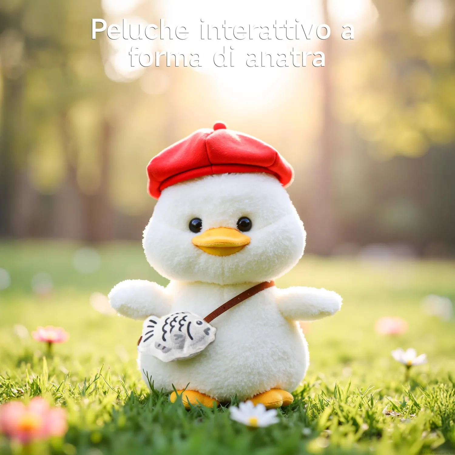 eJog Pup Anatra Peluche Interattivo con Musica e Voce