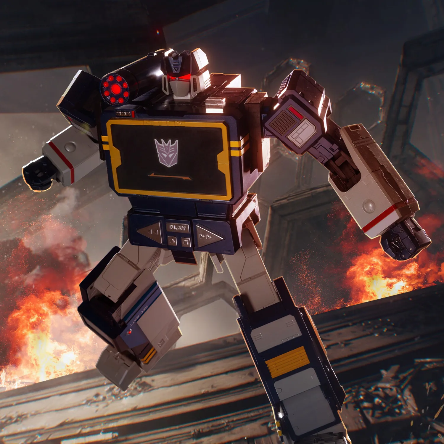 Robosen Flagship Soundwave robot trasformabile auto-converting