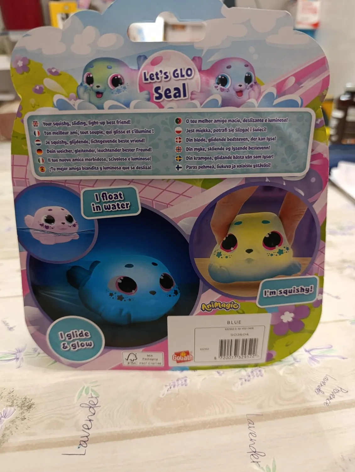 Animagic Let's Glo Seal Rosa foca interattiva luminosa
