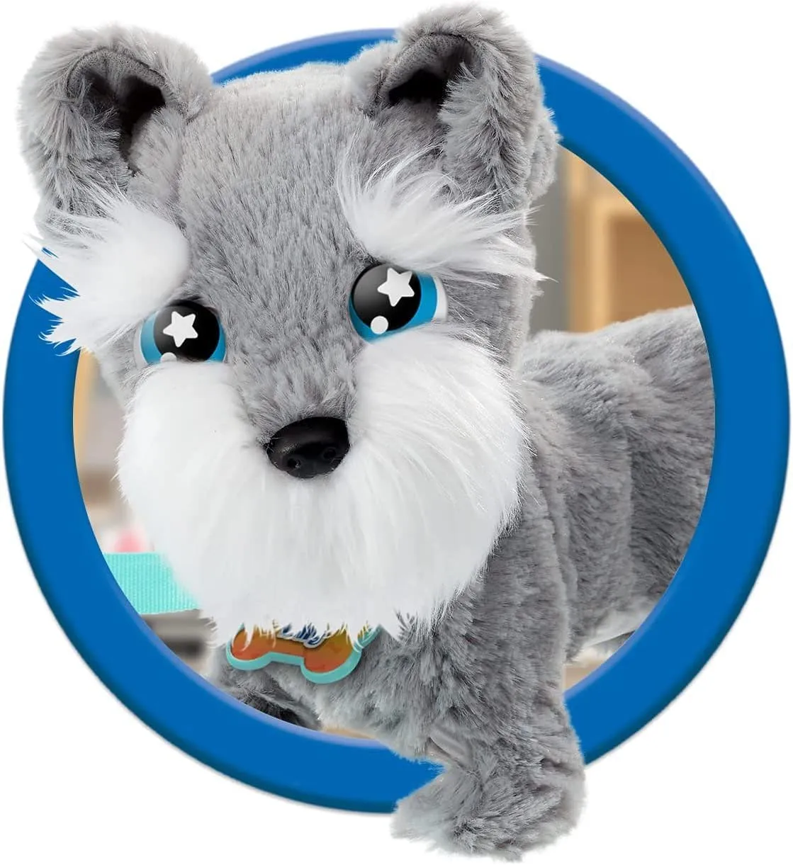 Animagic Tilly Terrier peluche cane interattivo che abbaia