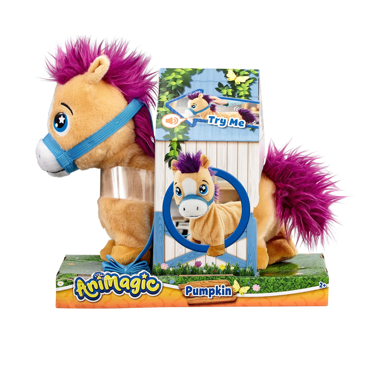 Animagic Pumpkin pony interattivo Shetland che cammina 4+