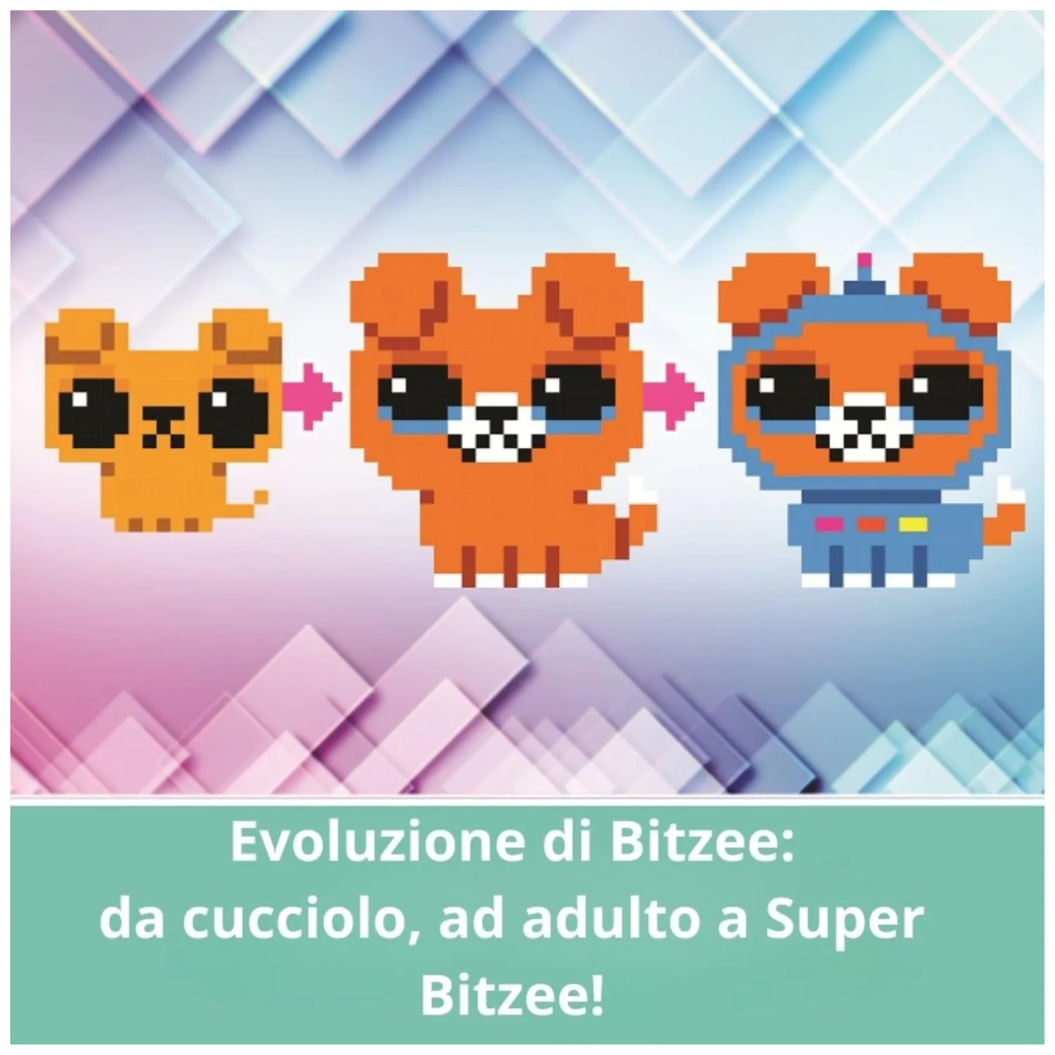 Bitzee Verde Cucciolo Digitale Animaletto Interattivo 15 Personaggi
