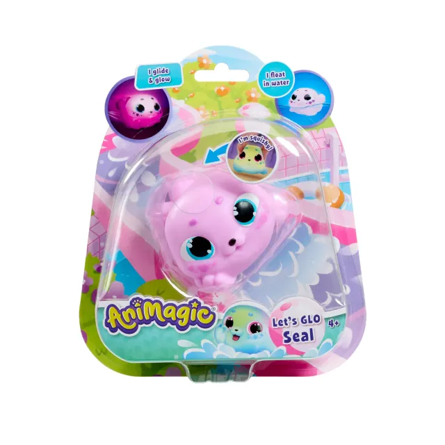 Animagic Let's Glo Seal Rosa foca interattiva luminosa