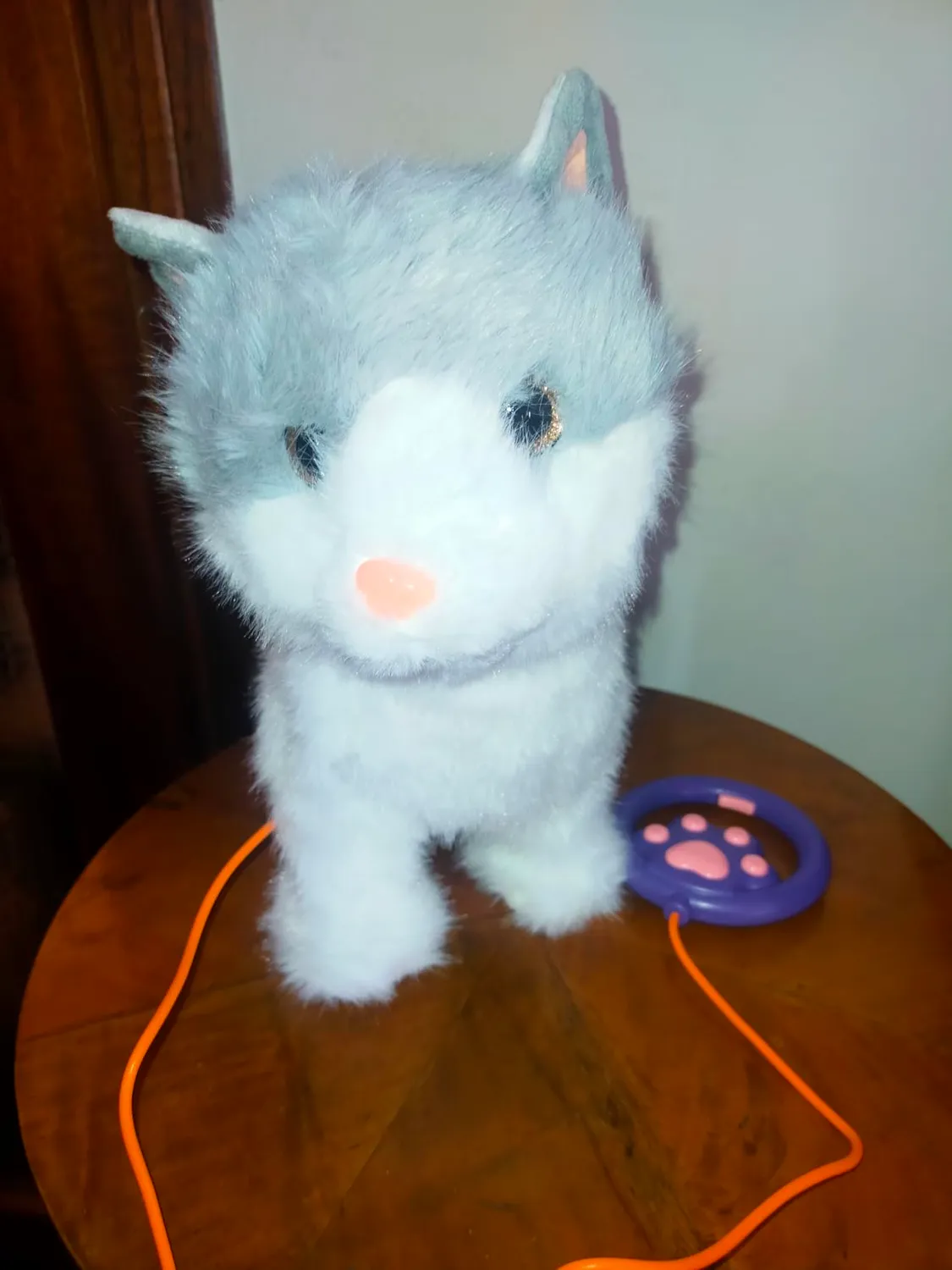 Or Or Tu gatto peluche elettronico con guinzaglio