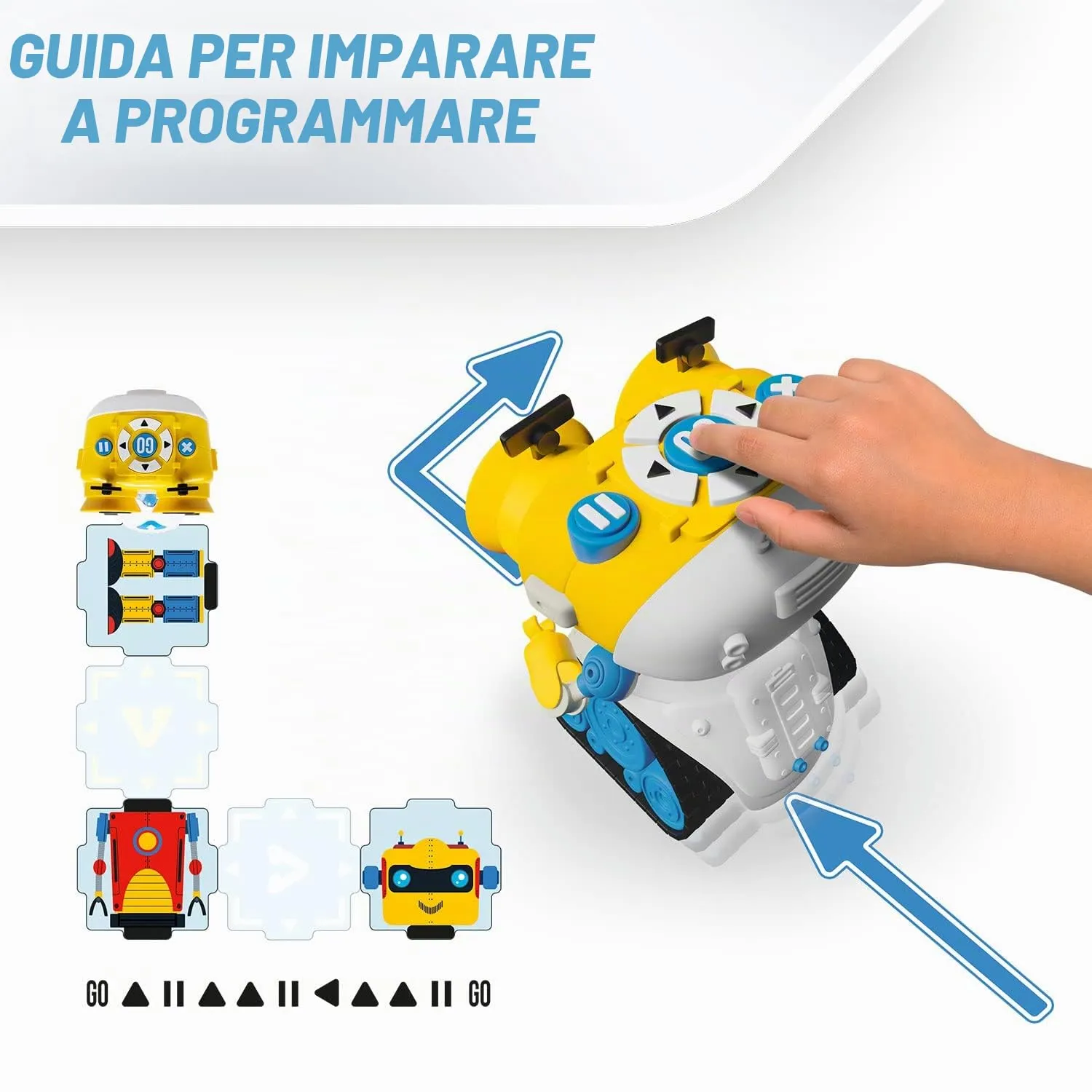 Xtrem Bots Andy Robot Giocattolo Programmabile 30 Azioni 4 Anni