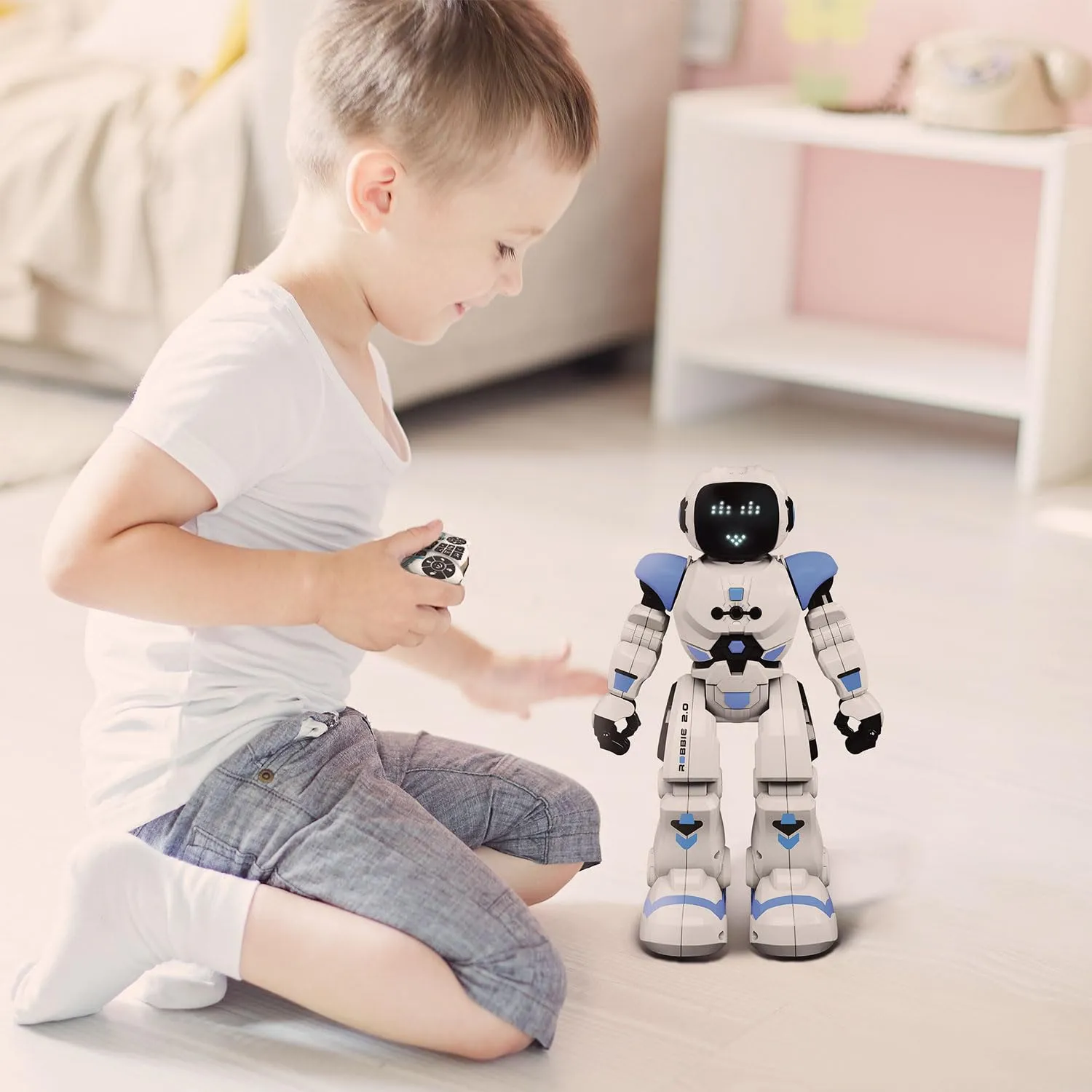 Xtrem Bots Robbie robot telecomandato programmabile 50 movimenti