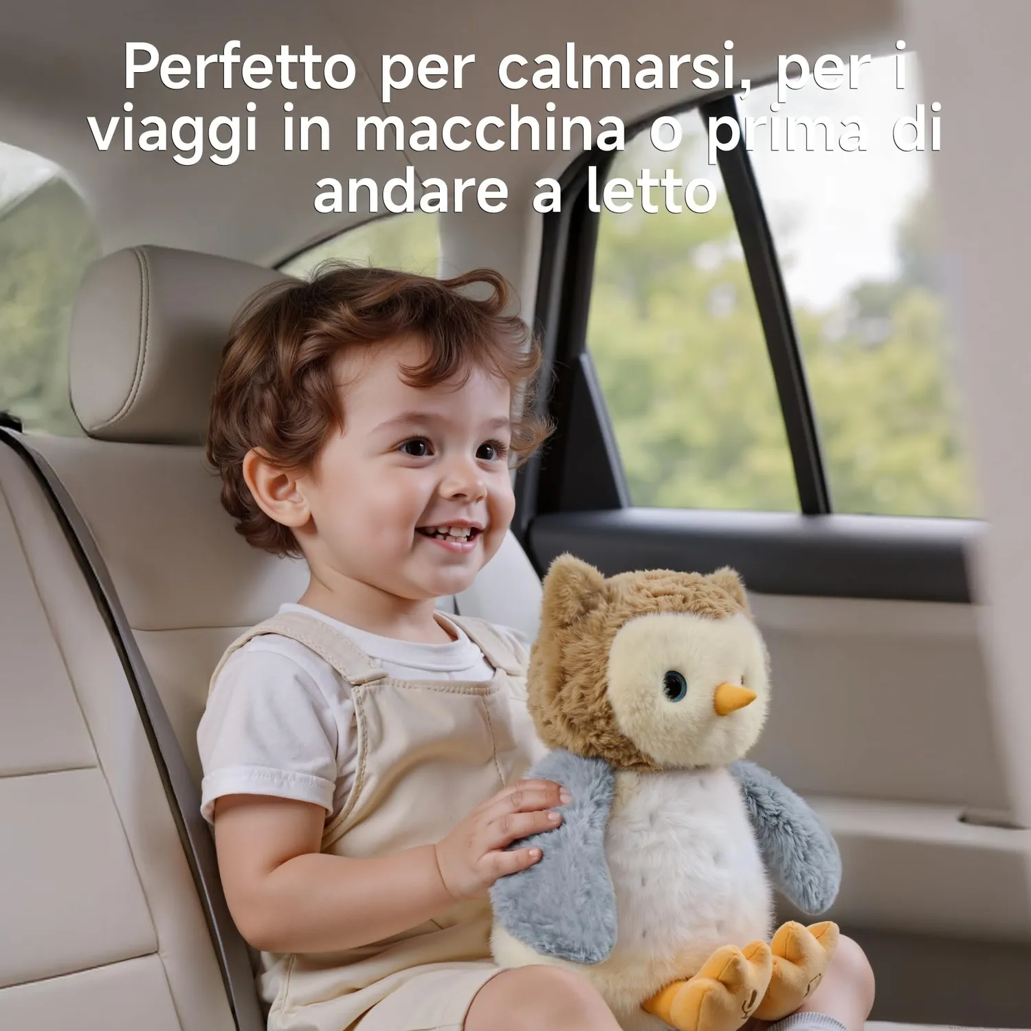 eJog Pup Gufo peluche interattivo che ripete e canta