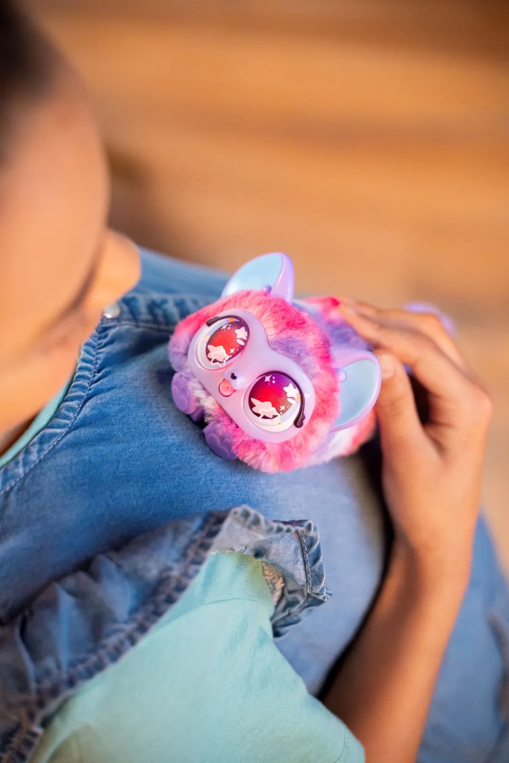 Animagic Snuggleups Viola Peluche Interattivo Arrampicata