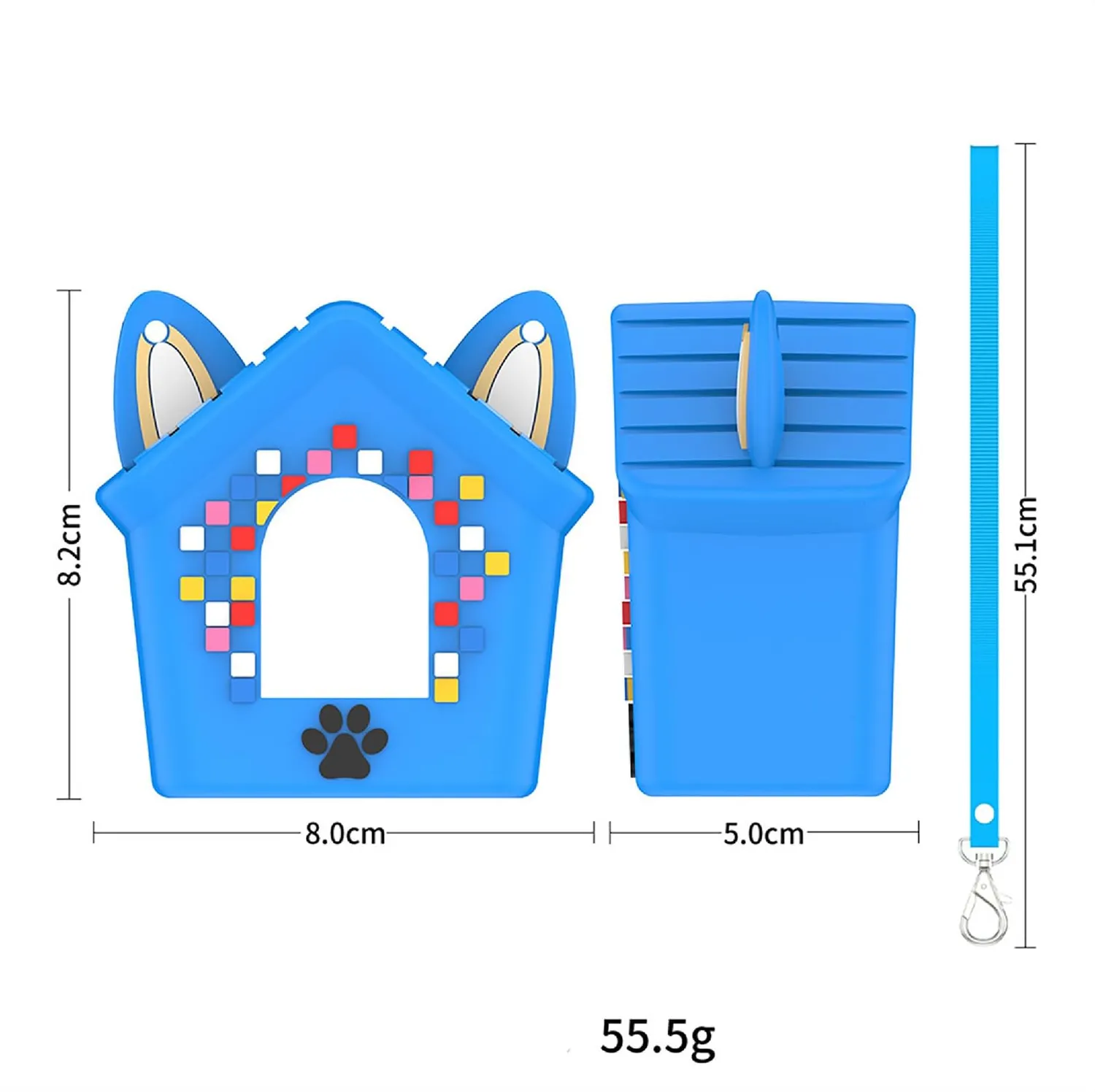 Bitzee Disney Doghouse cover silicone blu ultrasottile