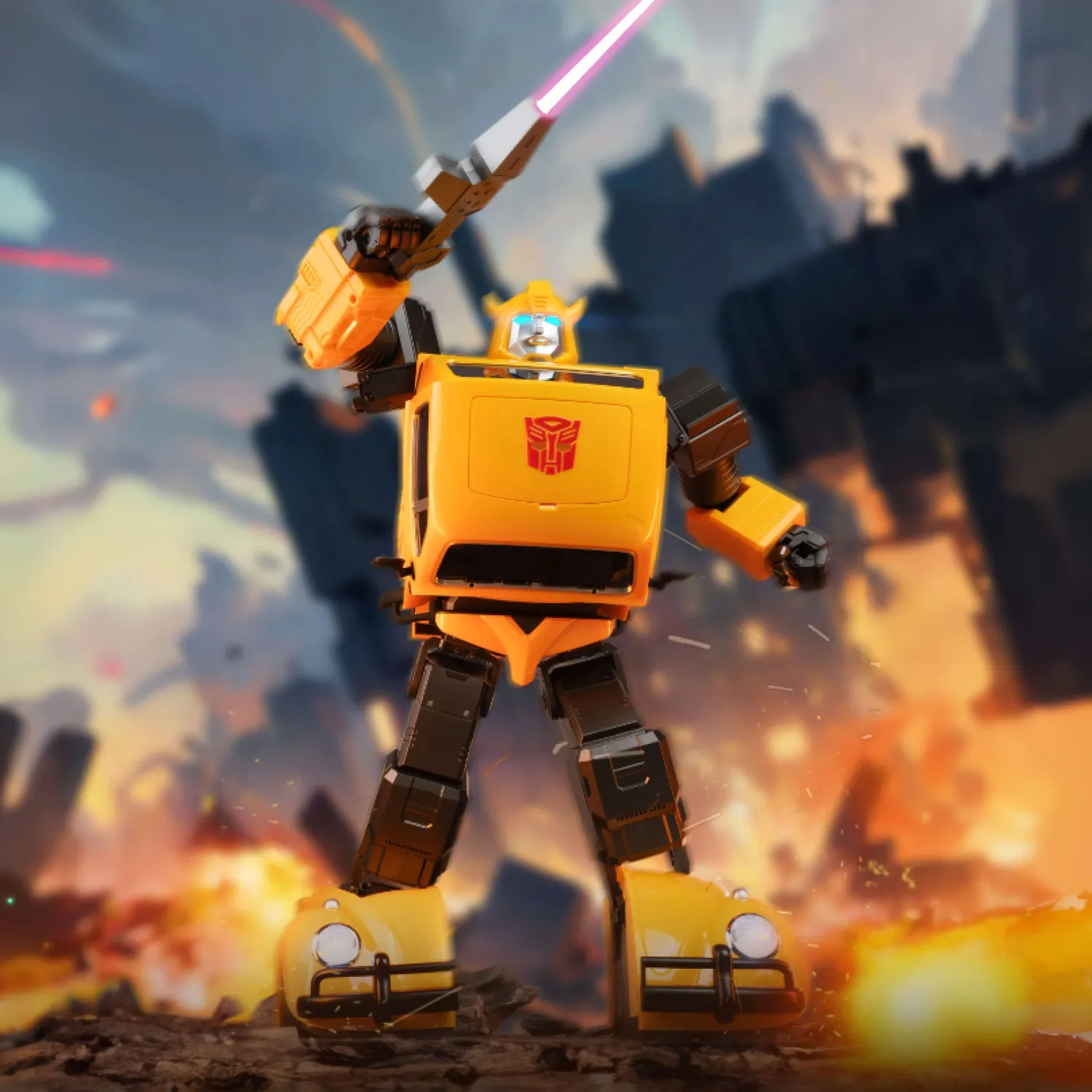 Robosen Flagship Bumblebee robot auto-conversione Maggiolino