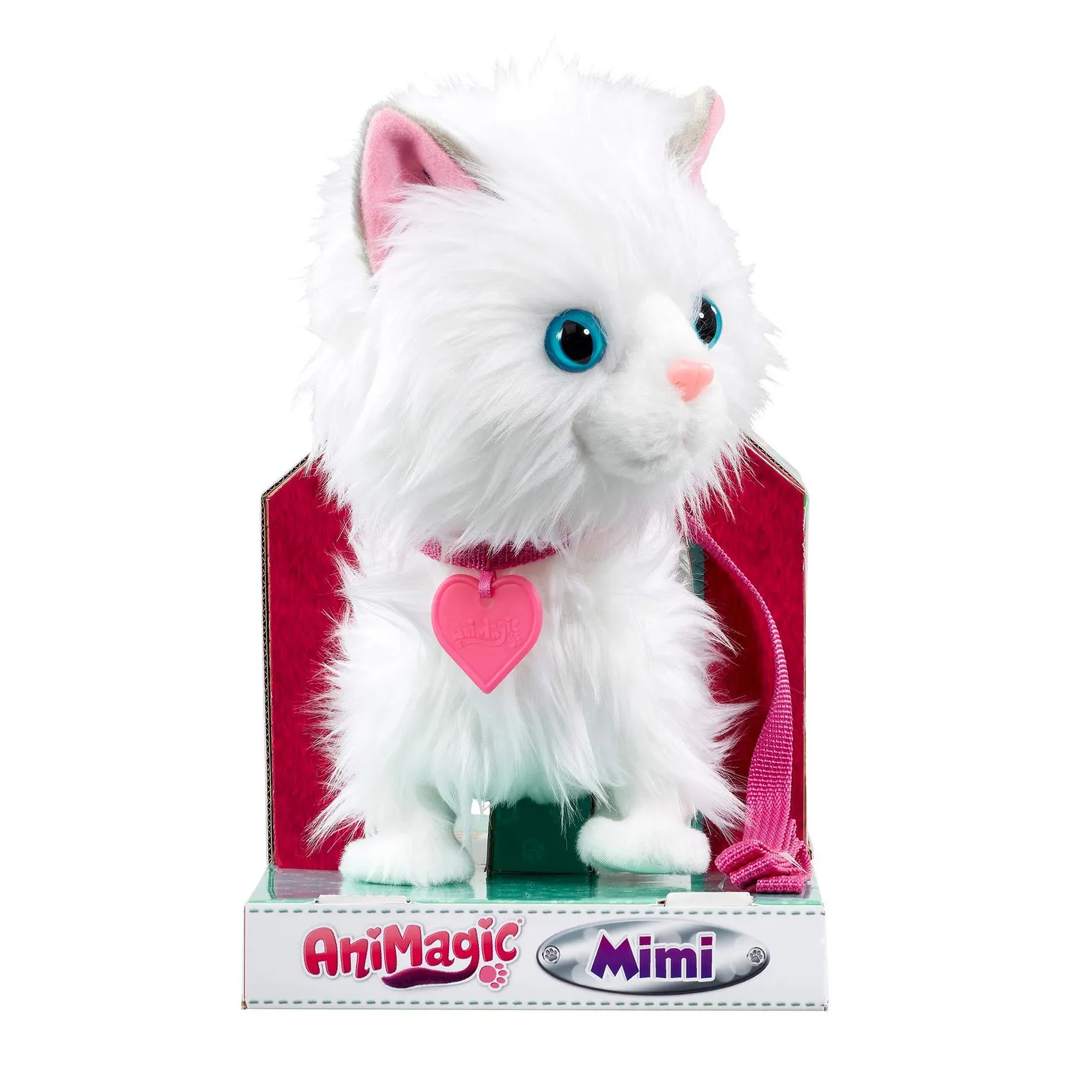 Animagic Mimi gatto peluche interattivo che cammina e miagola