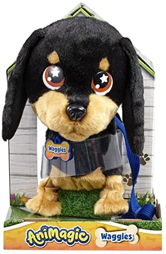 Animagic 31290 Waggles Bassotto Peluche Elettronico 23 cm