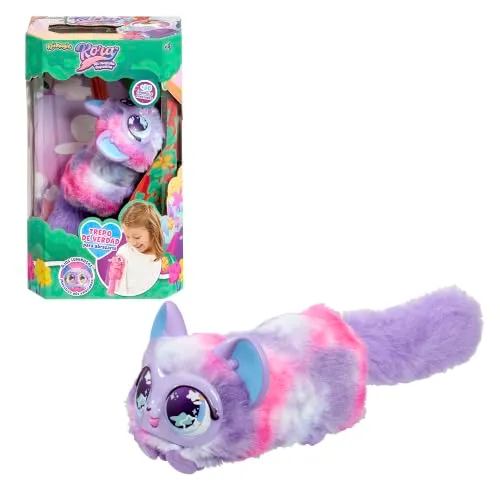 Animagic Snuggleups Kora animale interattivo blu rampicante +4 anni