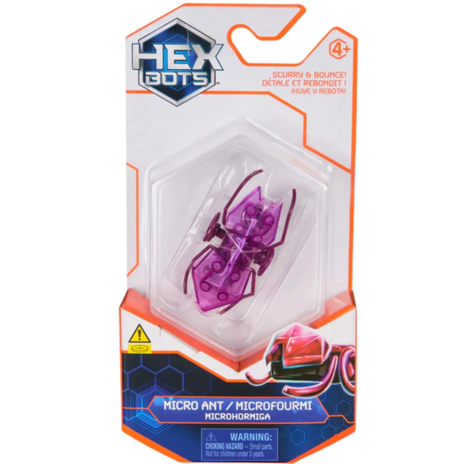 Hex Bots Scurry & Bounce micro formiche robot 2 pezzi 6 cm
