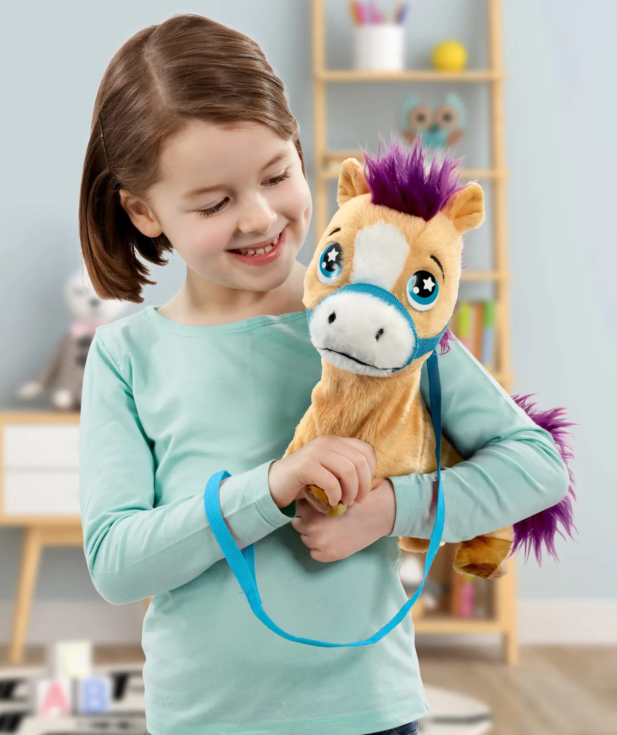 Animagic Pumpkin pony interattivo Shetland che cammina 4+