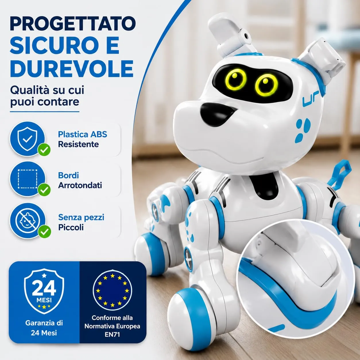 Xtrem Bots Bobby cane robot interattivo programmabile