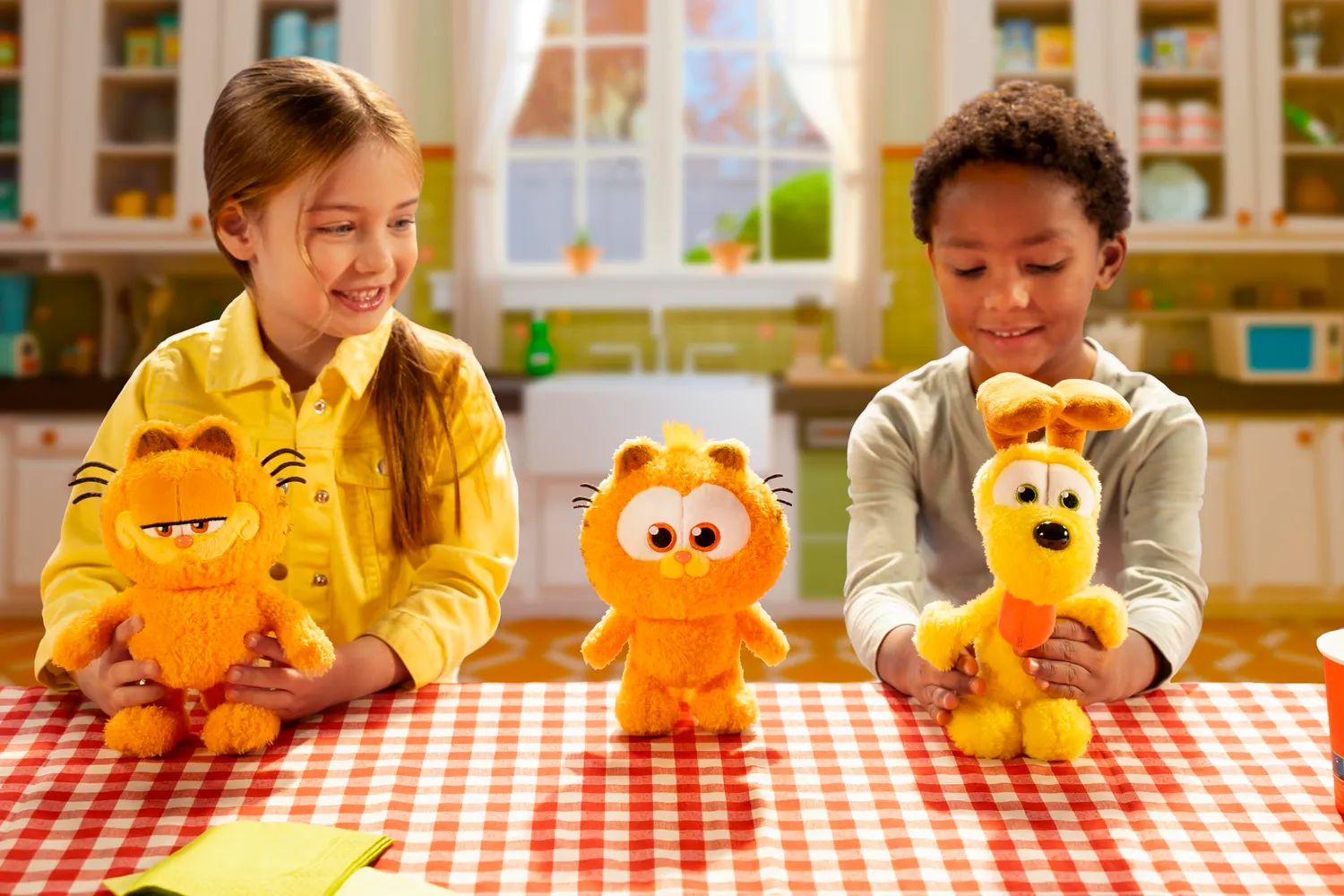 Animagic Garfield Odie peluche morbido cane giallo 2 anni