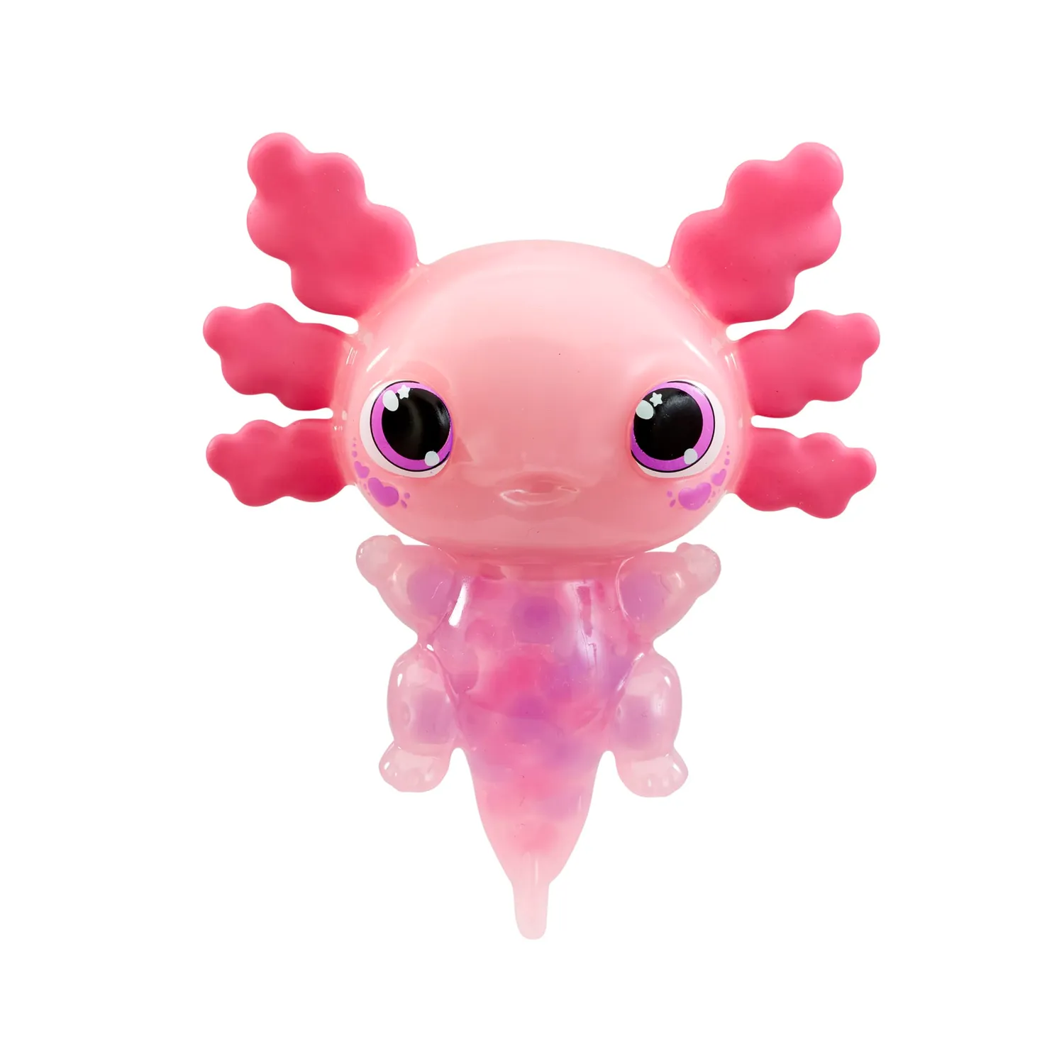 Animagic Let's Glo Axolotl rosa animale luminoso sensoriale acqua
